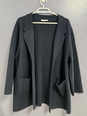 Ricki's Open Front Navy Blue Cardigan Women's Size L